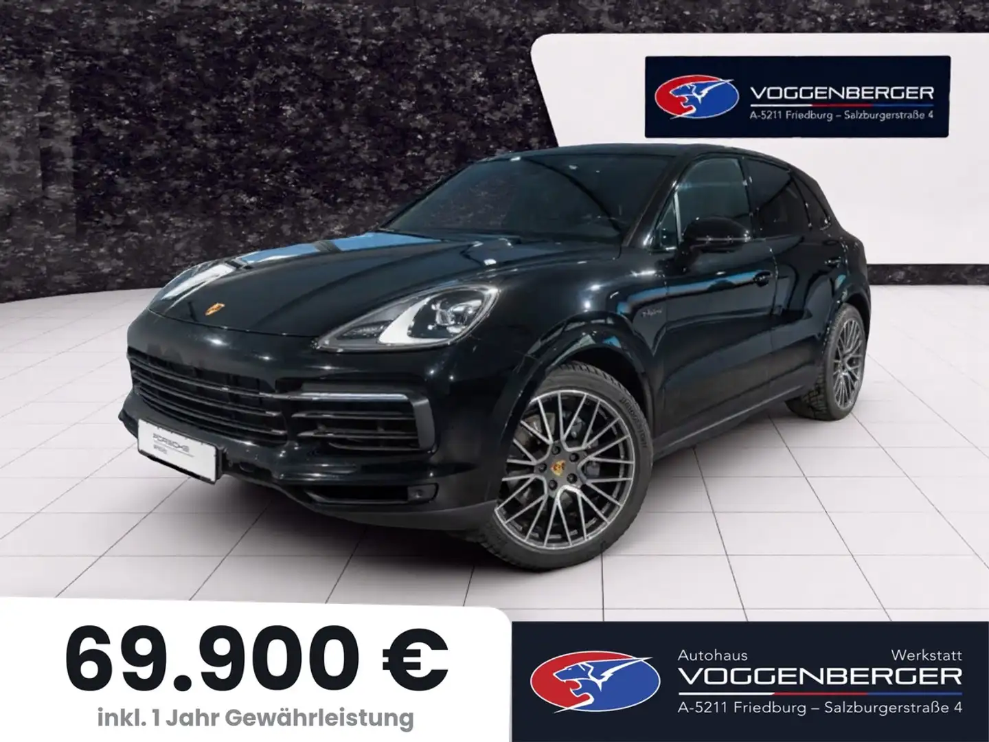 Porsche Cayenne E-Hybrid SZ Klima, 21" LUFT " Leasing ab 3,99 % Schwarz - 1