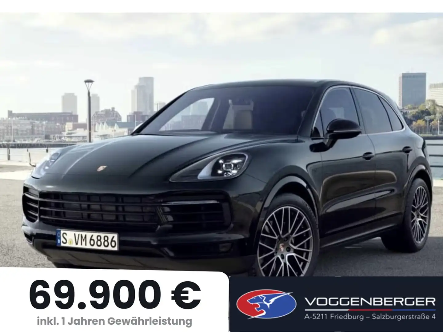 Porsche Cayenne E-Hybrid SZ Klima, 21" LUFT " Leasing ab 3,99 % Schwarz - 1