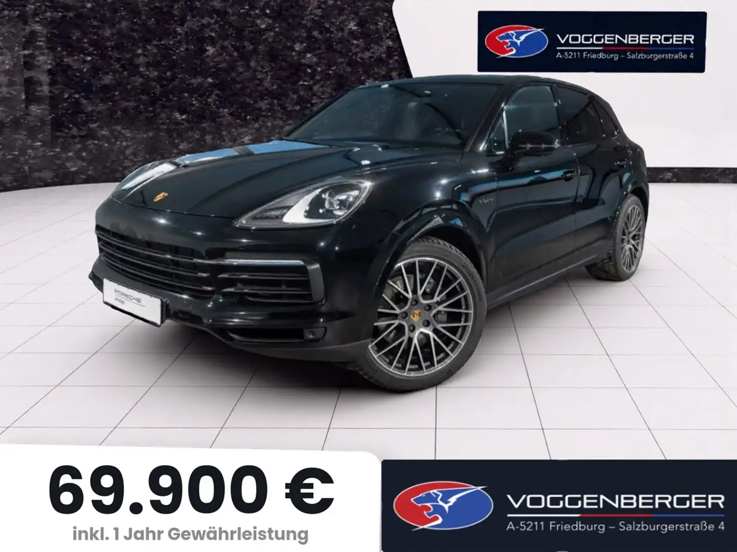 Porsche Cayenne E-Hybrid SZ Klima, 21" LUFT " Leasing ab 3,99 % Schwarz - 1