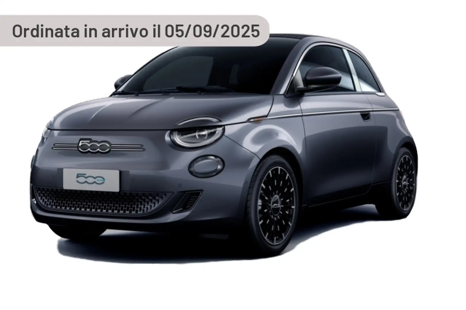 Fiat 500C Cabrio 23,65 kWh La Prima Zilver - 1