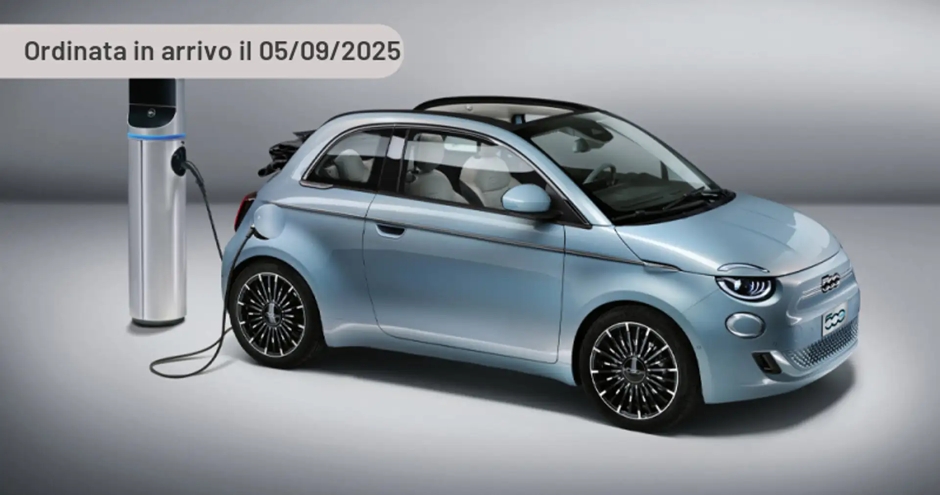 Fiat 500C Cabrio 23,65 kWh La Prima Zilver - 2