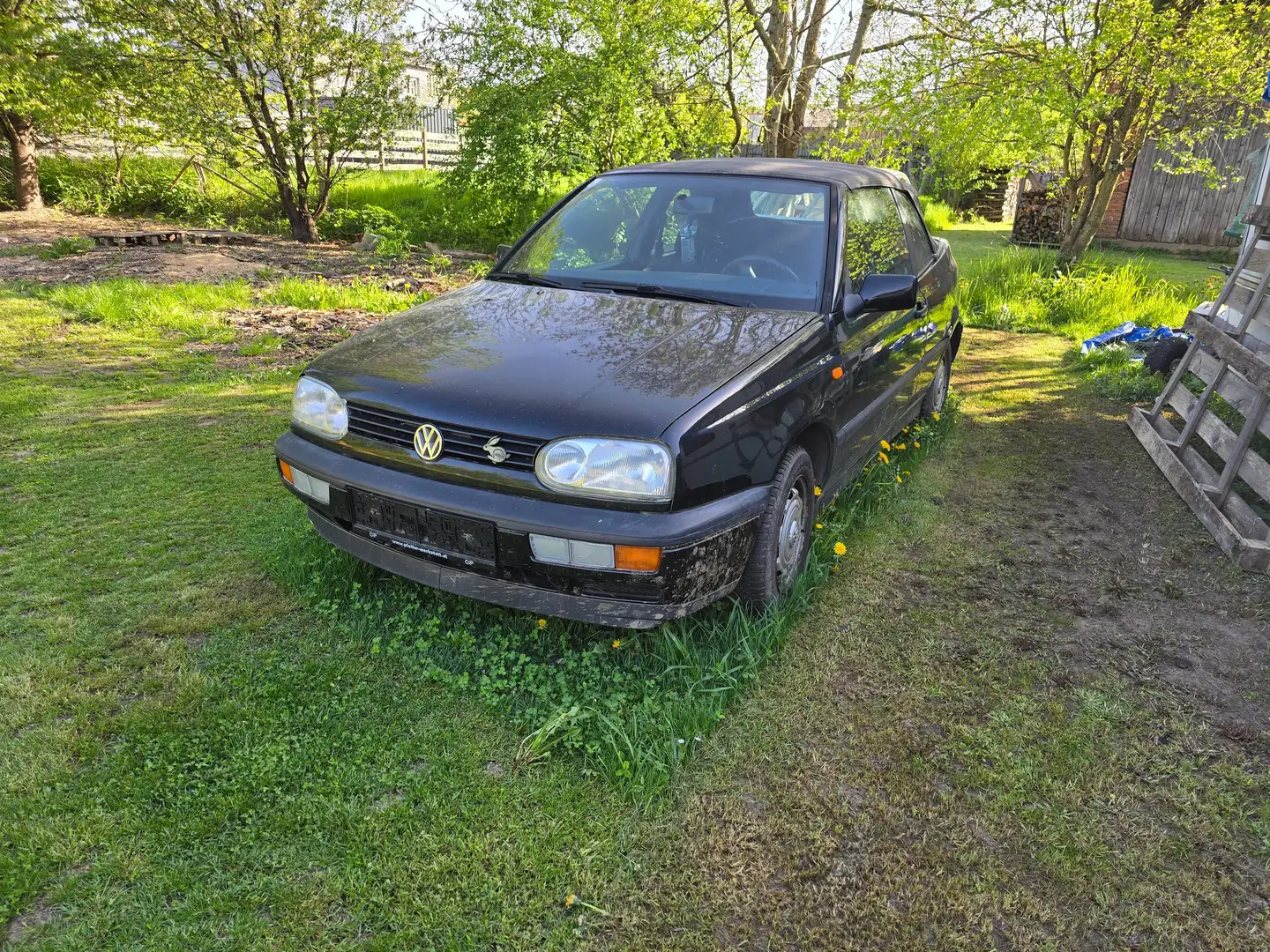 Volkswagen Golf Cabriolet Golf Rabbit Cabrio Negru - 1