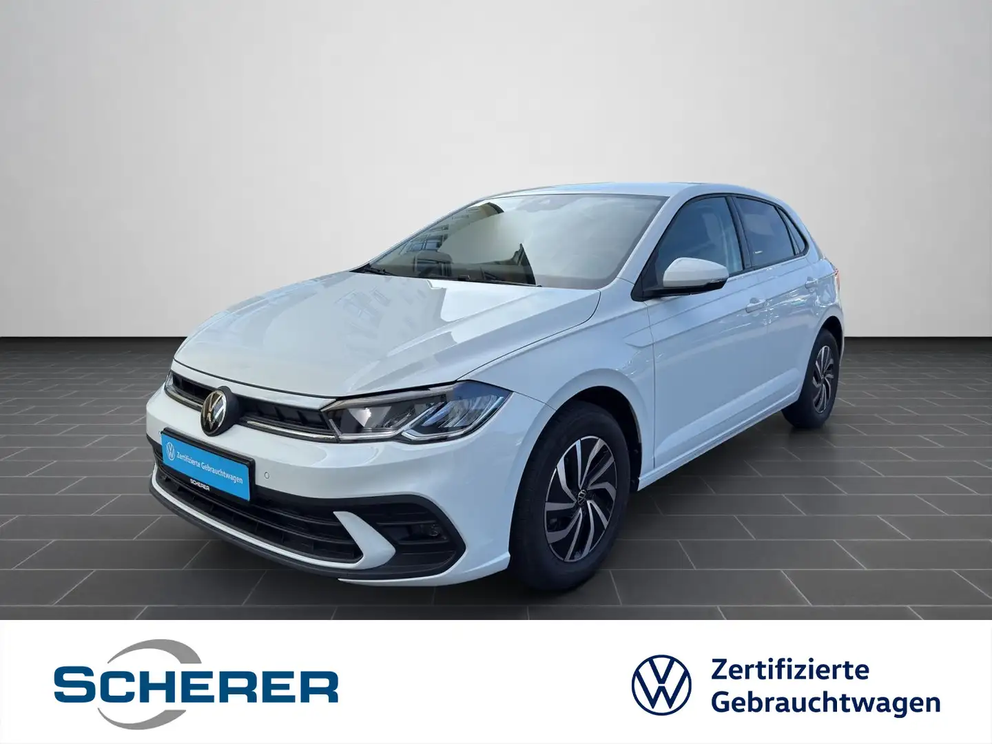 Volkswagen Polo Life 1.0 TSI LED REAR VIEW AIR CARE SHZ PDC Blanc - 1