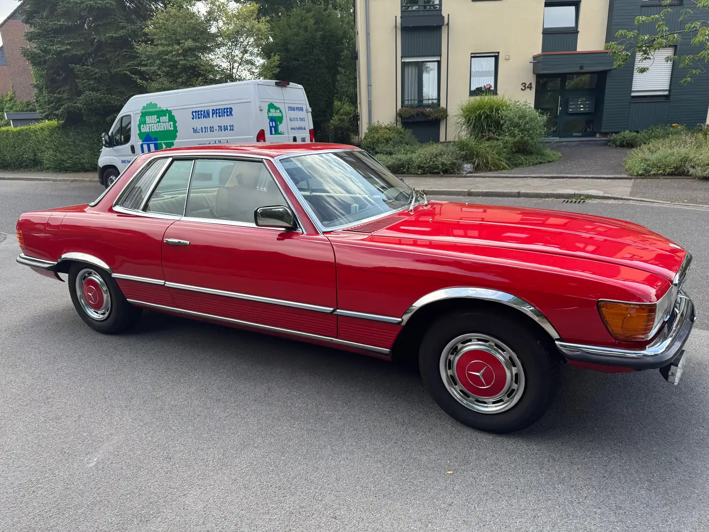 Mercedes-Benz SLC 450 450 SLC 5.0 COUPE 2.HAND KLIMA DEUTSCHES FAHRZEUG Červená - 2