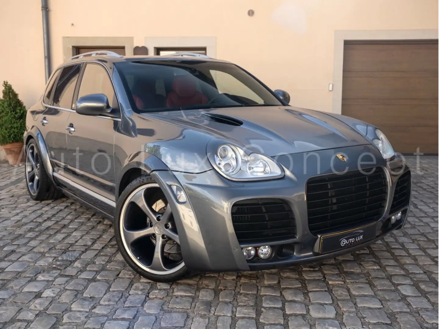 Porsche Cayenne Turbo TECHART Magnum 600PS/CarPlay/TÜV Gutachten Gris - 2