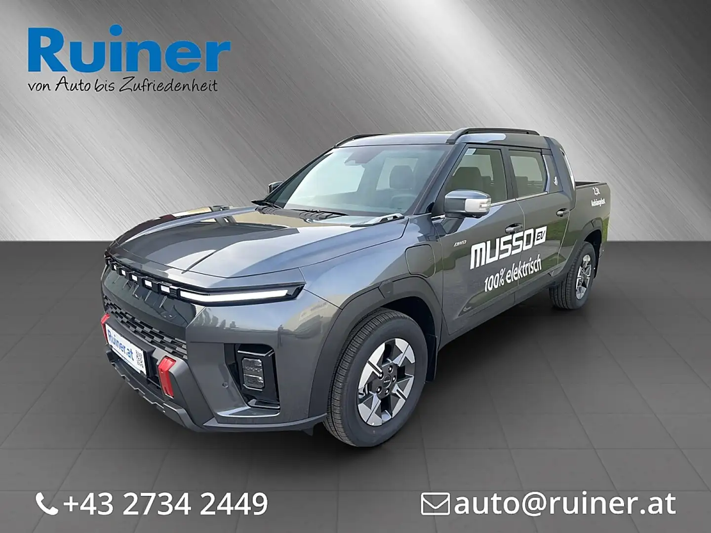 KGM Musso EV 80,6kWh AWD Premium € 39.783,- excl. Mwst. Grau - 1