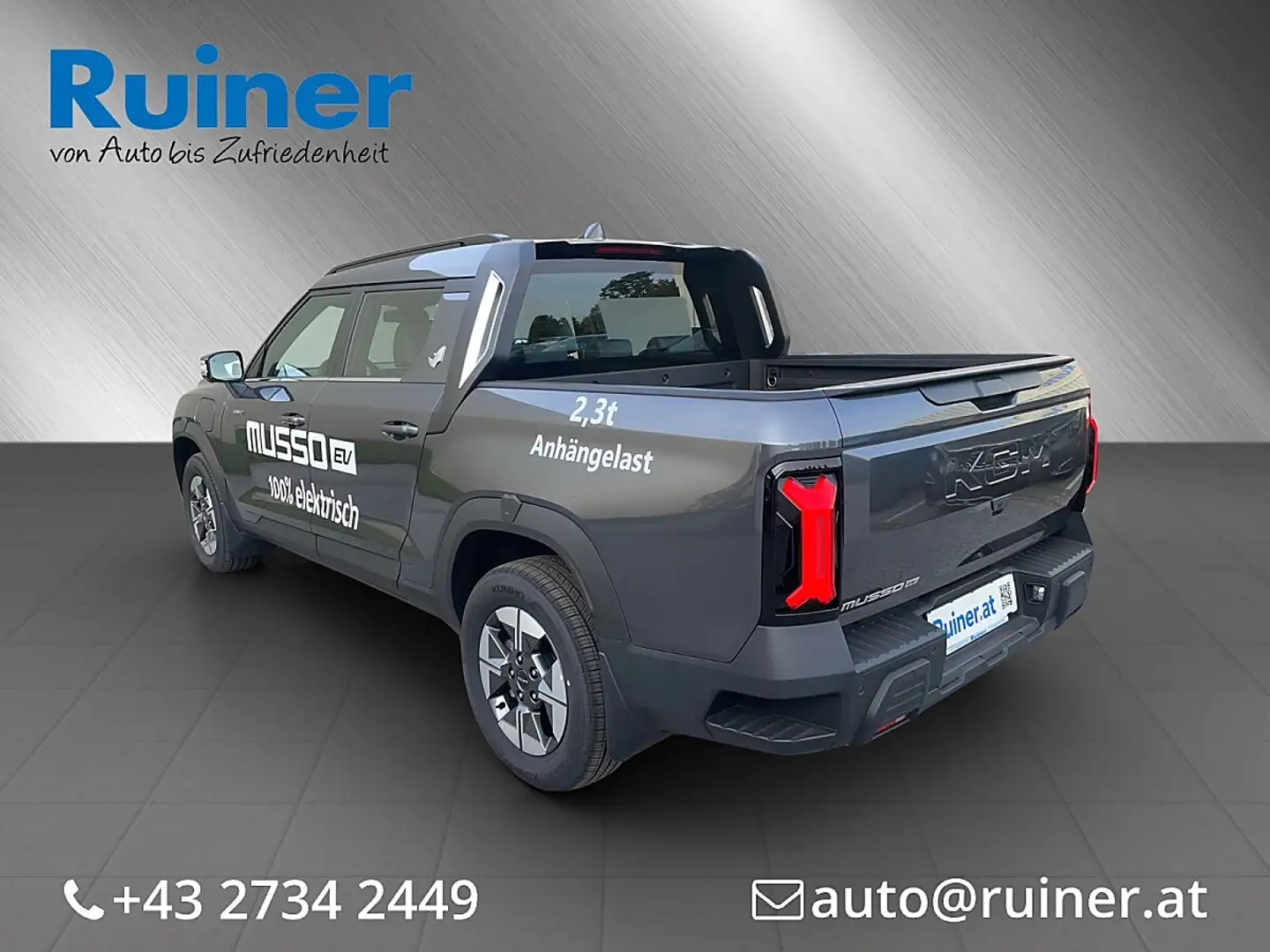 KGM Musso EV 80,6kWh AWD Premium € 39.783,- excl. Mwst. Grau - 2
