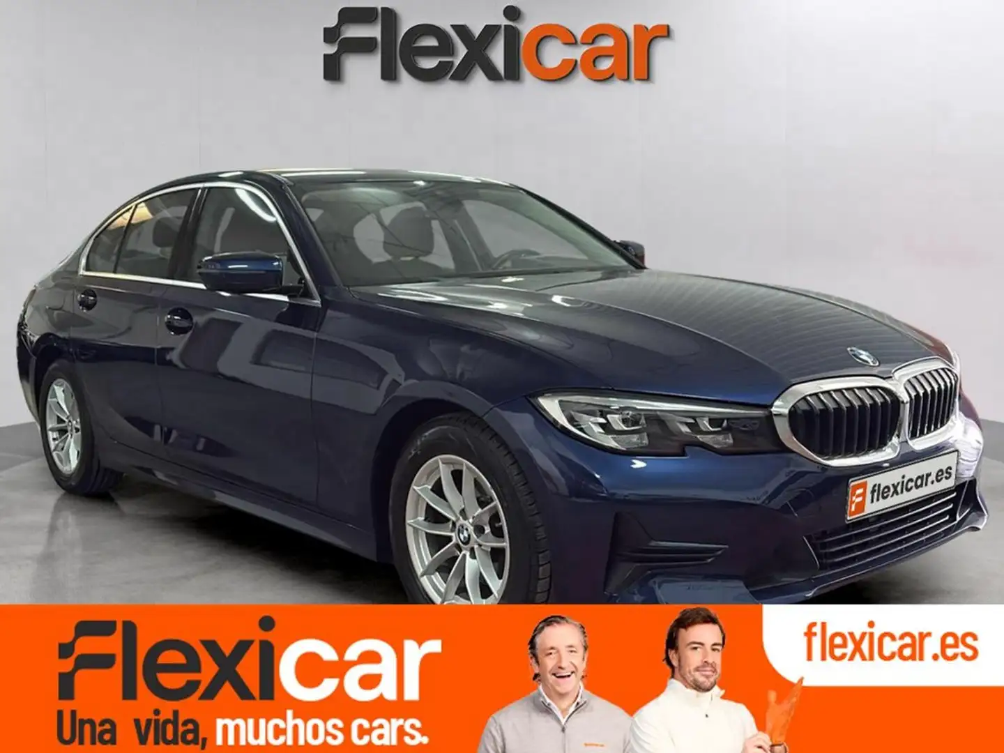 BMW 320 320d Auto. Bleu - 1