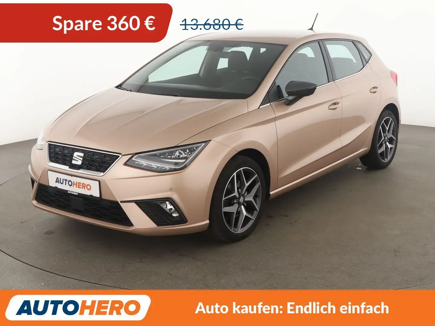 SEAT Ibiza 1.0 TSI XCellence*NAV*LED*ACC*BEATS*CAM*PDC*SHZ Braun - 1
