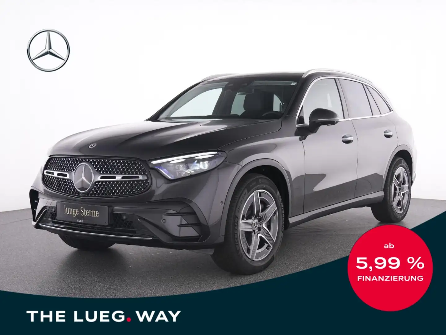 Mercedes-Benz GLC 220 d 4M AMG+NavPrm+Pano+Burm+DLIGHT+AHK+360 Gris - 1