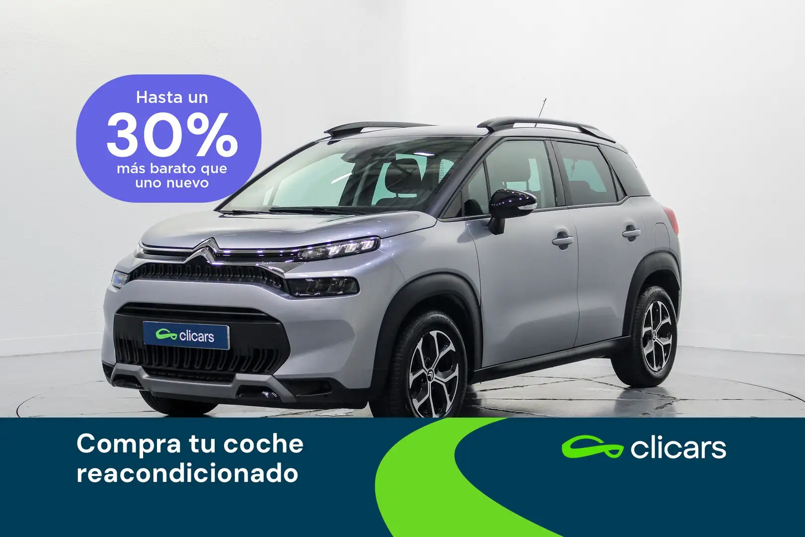 Citroen C3 Aircross Puretech S&S Plus 110 Argent - 1
