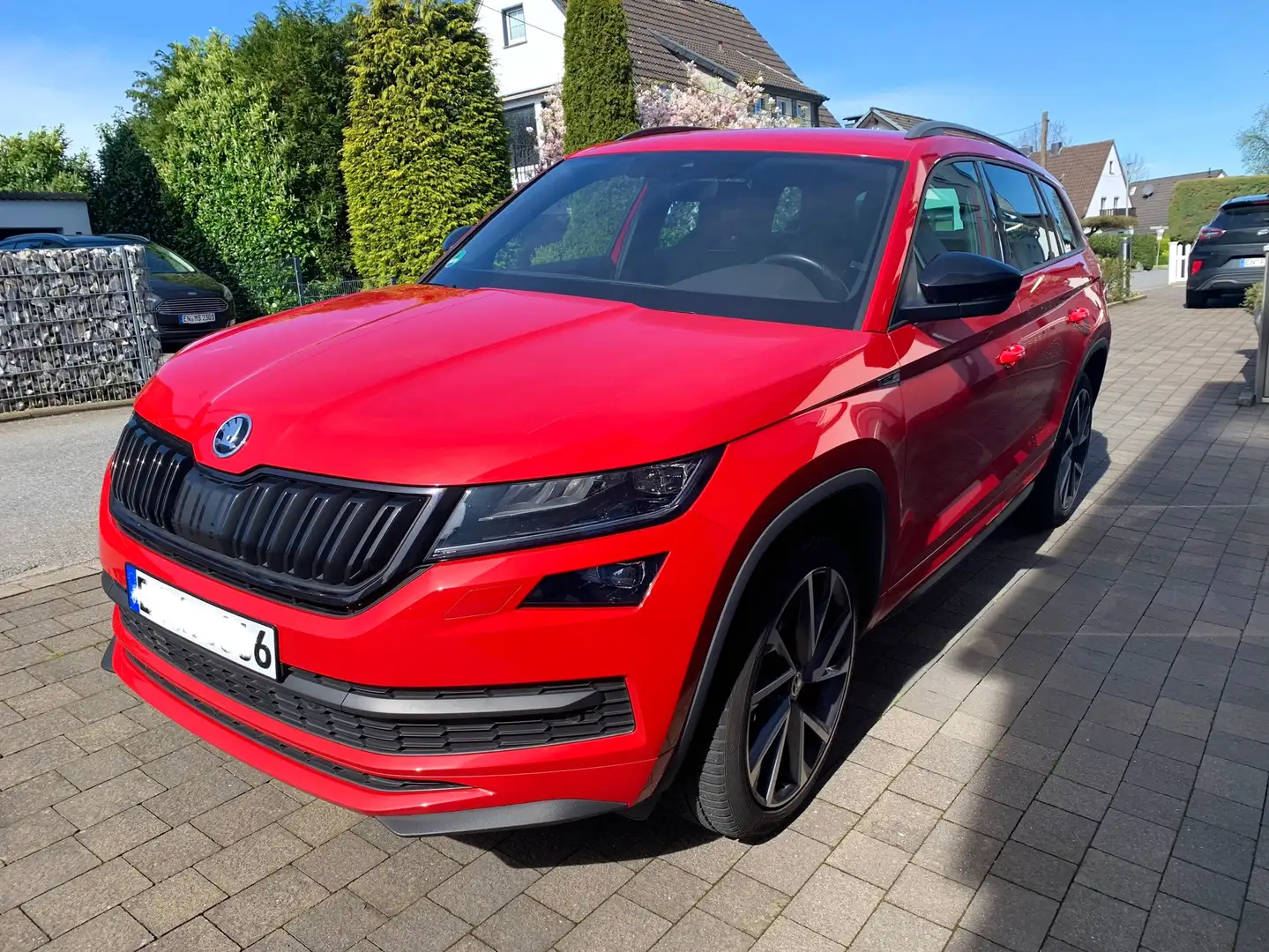 Skoda Kodiaq Kodiaq 1.4 TSI 4x4 Sportline*1. Hand*Scheckheft* Czerwony - 2