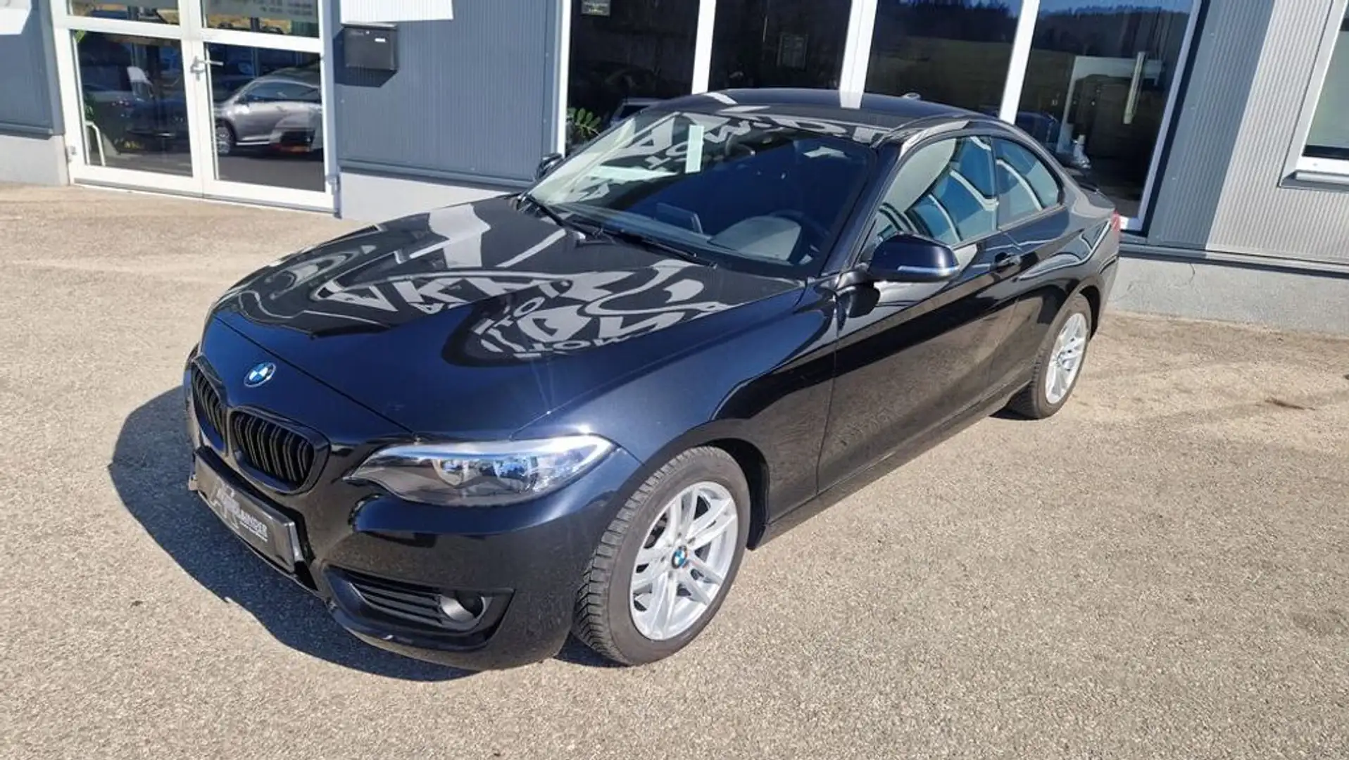 BMW 218 d Coupé Österreich-Paket ''2.Besitz'' Schwarz - 2