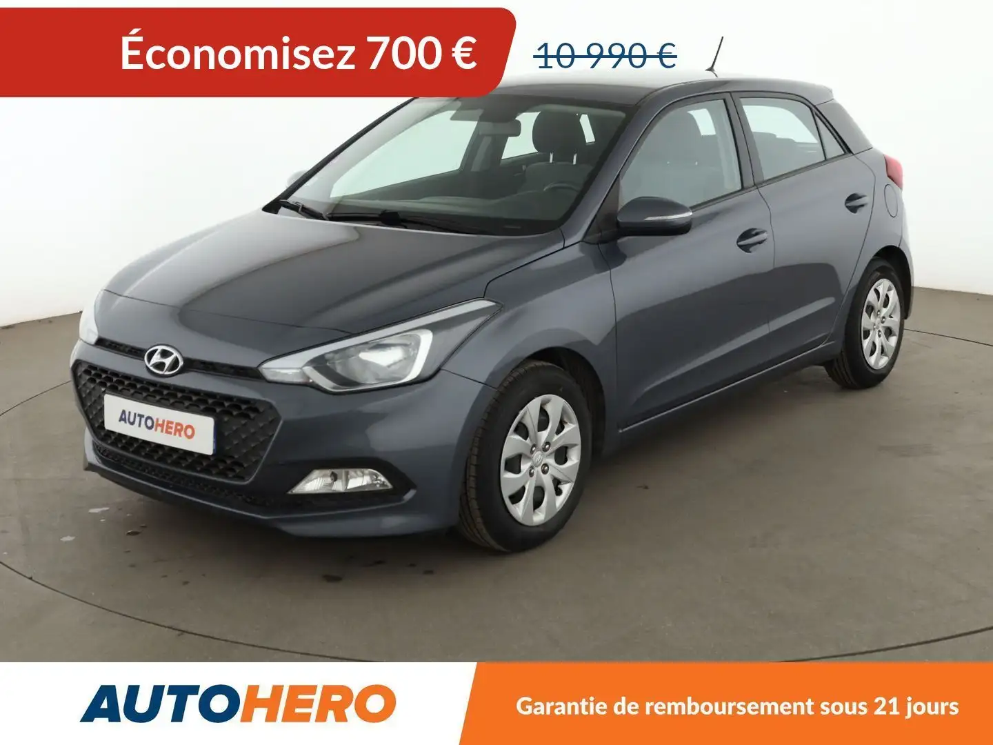 Hyundai i20 1.2 Initia Gris - 1