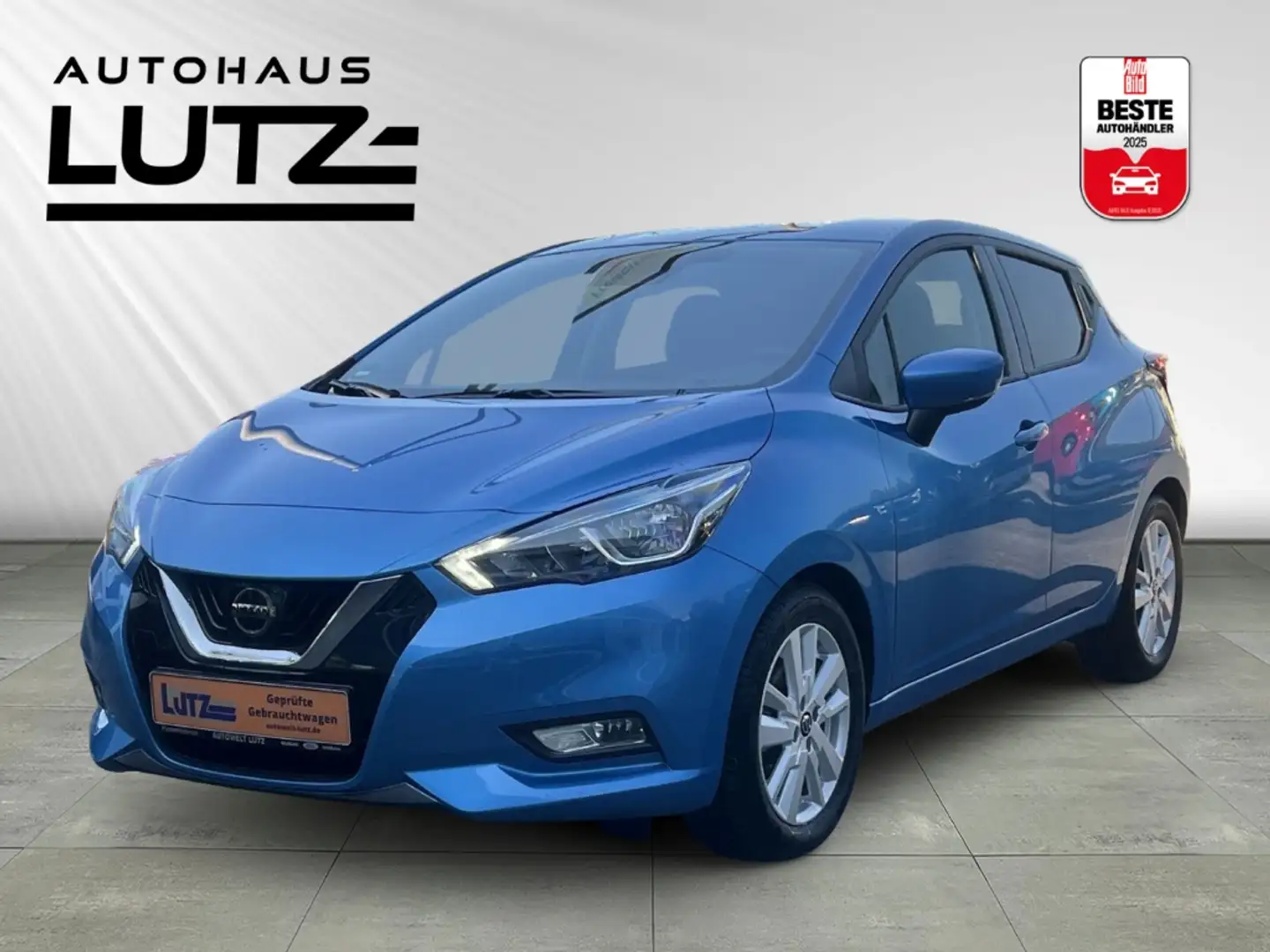 Nissan Micra N-WAY Navi Klima DAB Notbremsass.Temp PDC Blu/Azzurro - 1