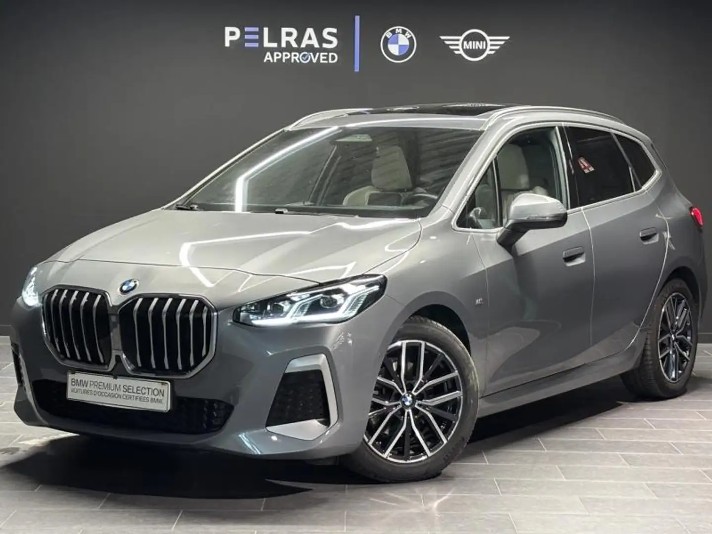 BMW 218 218d 150ch M Sport DKG7 Gris - 1