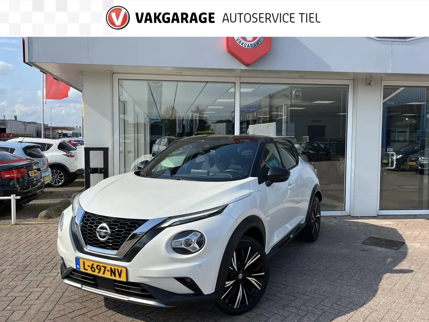 Nissan Juke 1.0 DIG-T N-Design Navigatie, 360" Camera, LMV, Pa Wit - 1