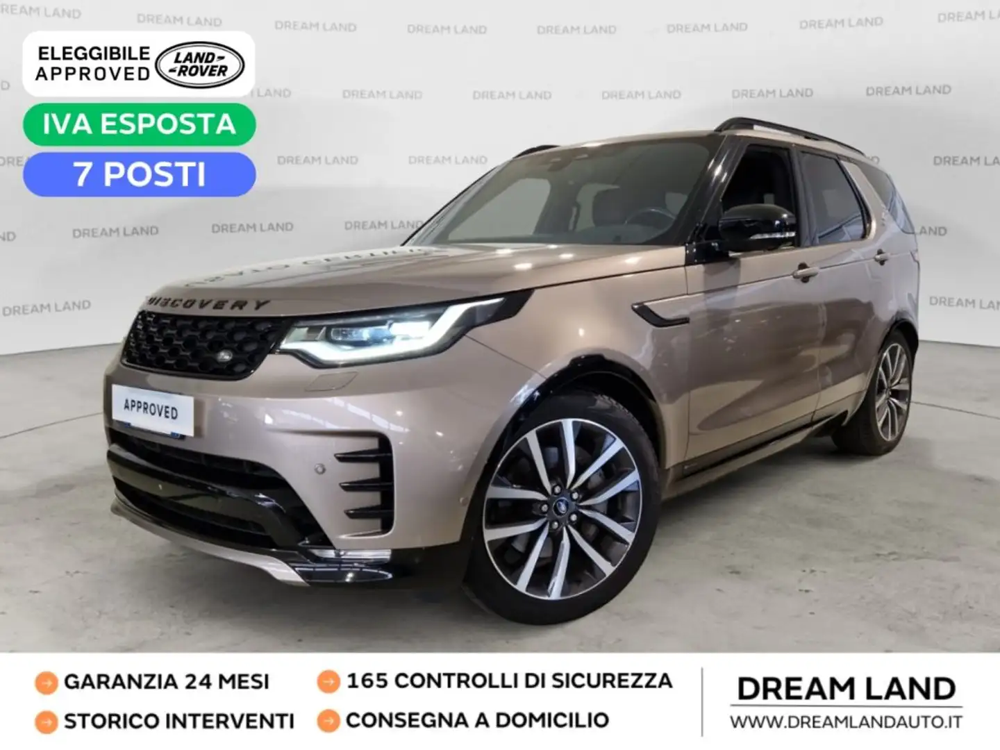 Land Rover Discovery 3.0D I6 249 CV AWD Auto R-Dynamic SE 7 POSTI Bronzo - 1
