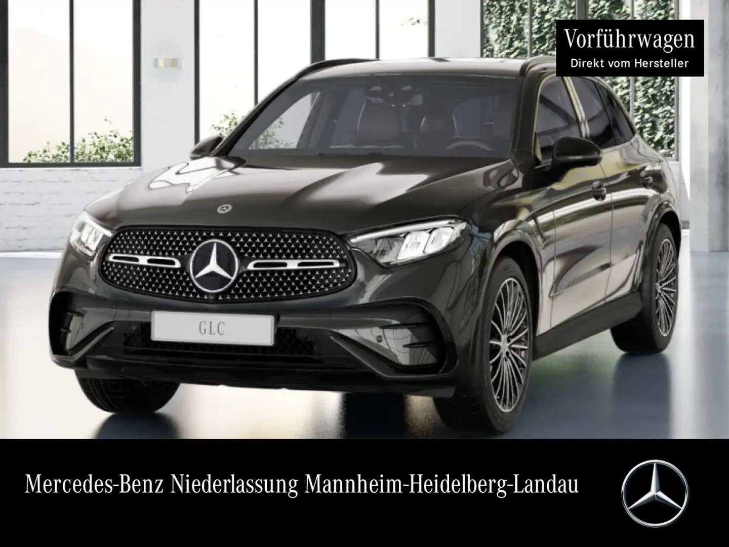 Mercedes-Benz GLC 450 d 4M AMG+NIGHT+360+AHK+LED+BURMESTER+9G Gris - 1