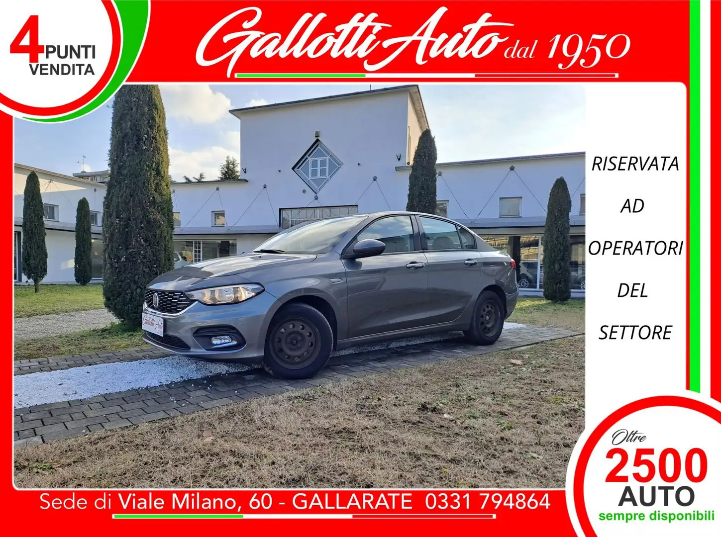 Fiat Tipo 1.6 Mjt 4 porte Easy - 1