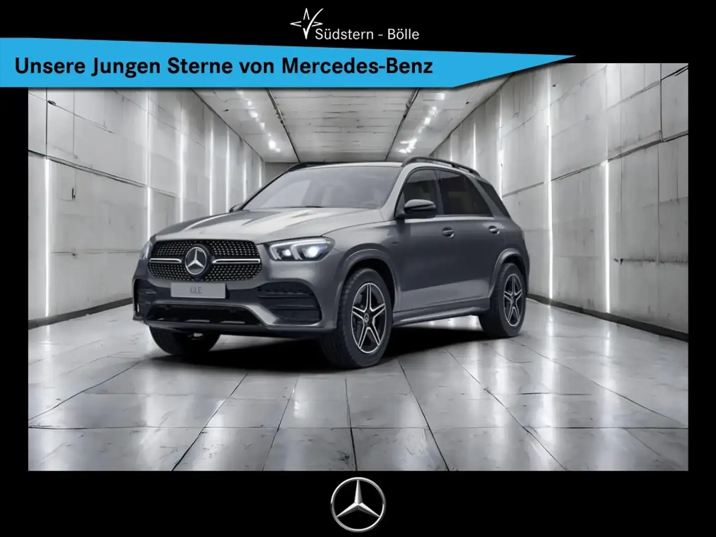Mercedes-Benz GLE 350 de 4M AMG+AHK+DISTR.+SITZKLIMA+PANO+ Gris - 1