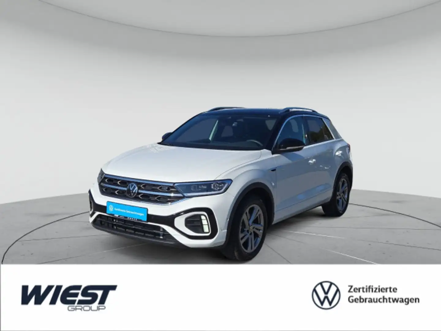 Volkswagen T-Roc R-Line 1.5 TSI DSG, KAM/17"/AHK/ACC/LANE A Weiß - 1