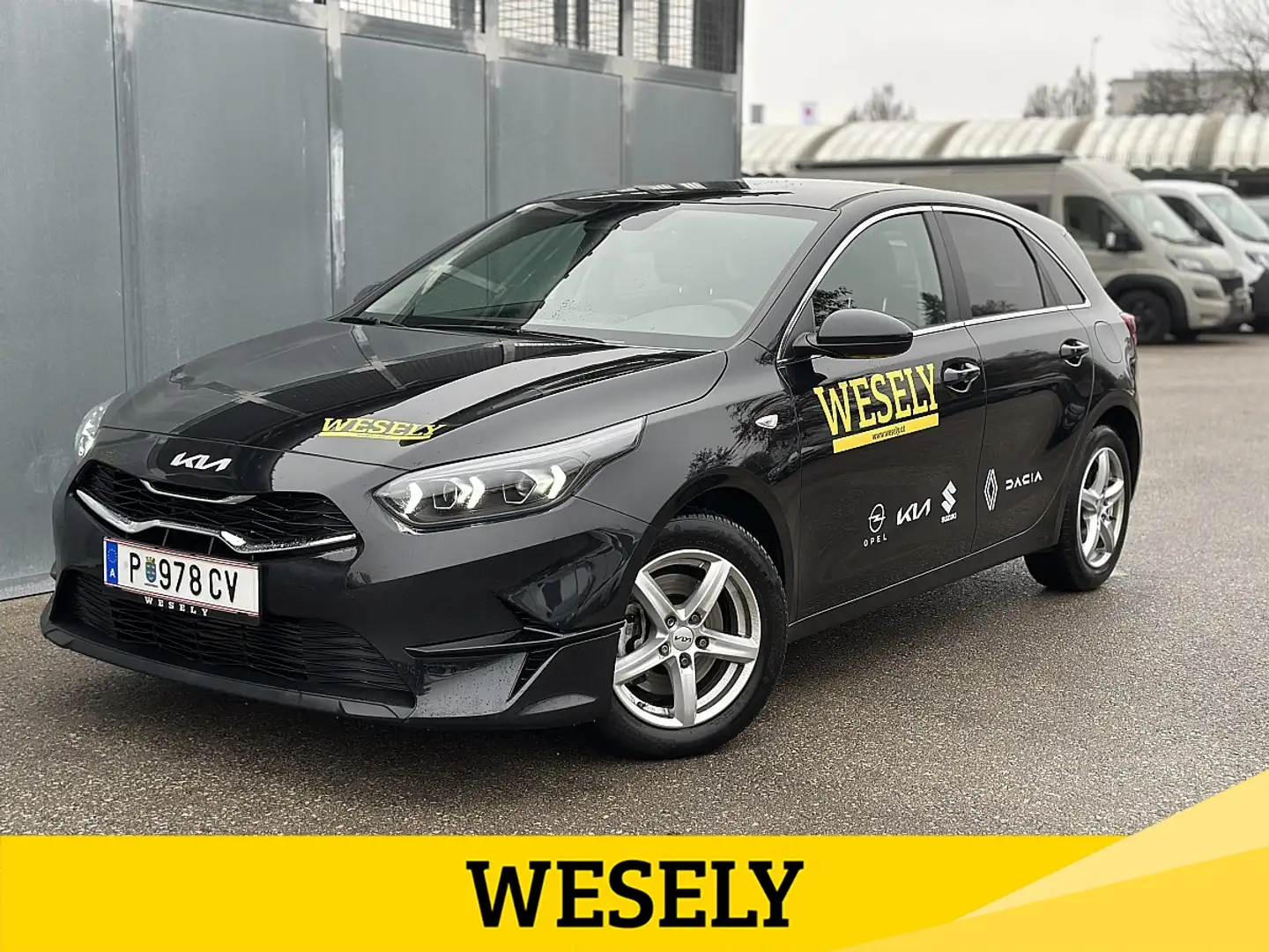 Kia Ceed / cee'd ceed 1,0 T-GDI GPF Silber Schwarz - 1