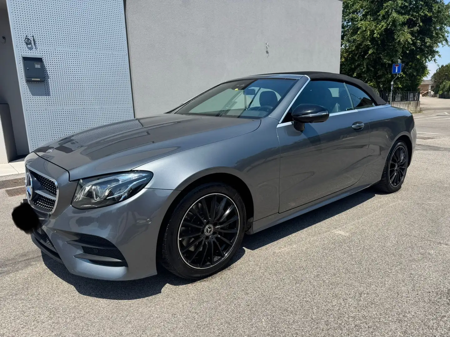 Mercedes-Benz E 220 Cabrio d Premium 4matic auto Grigio - 1
