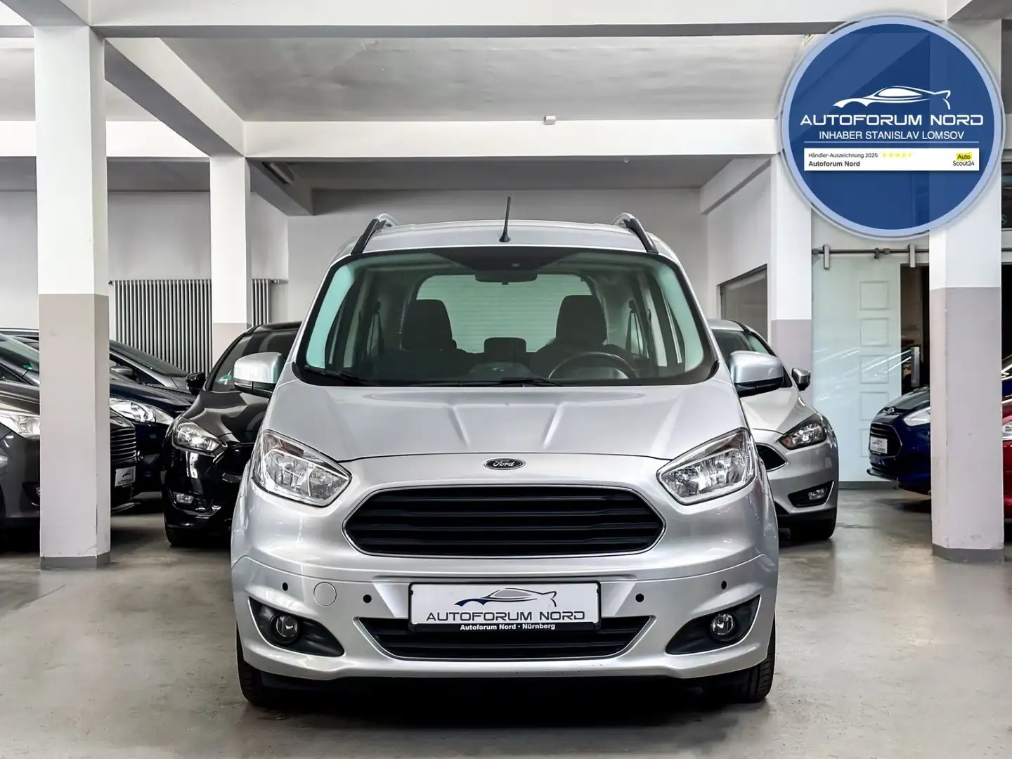 Ford Tourneo Courier Trend *NEU ZAHNRIEMEN+SERVICE* Zilver - 2