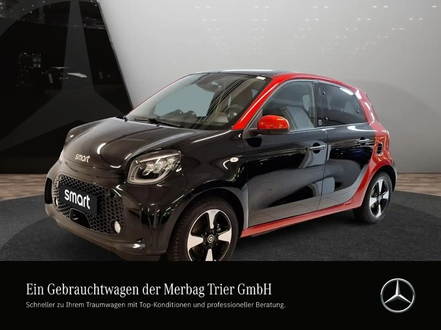smart forFour EQ  AUT Kam. KlimaA LED LM PDC Pano Schwarz - 1