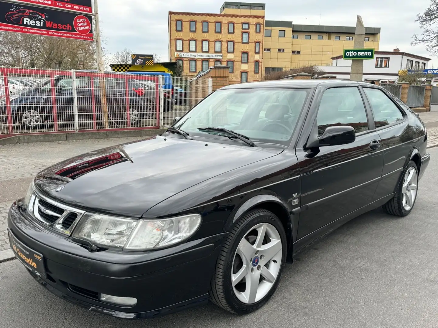 Saab 9-3 2.0t TURBO COUPE *AUTOMATIK*AUS 2.HAND*SHZ* Czarny - 1