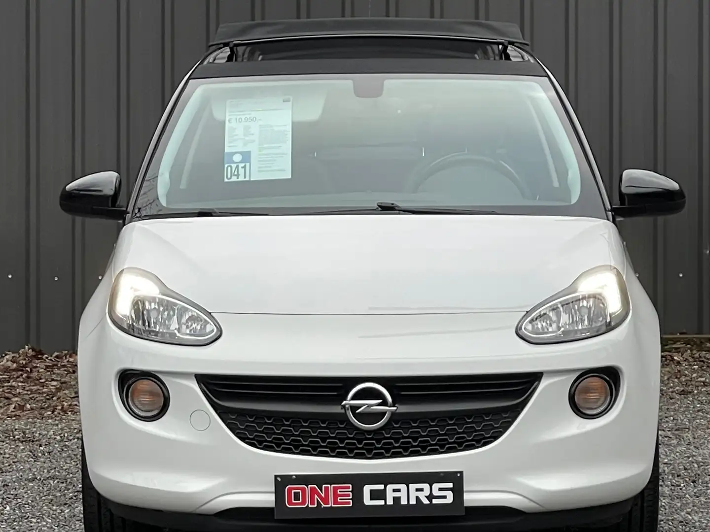 Opel Adam 1.2i 51kw Open Air-CUIR-CAR PLAY-JA17P-CLIM-GAR1AN Blanc - 2
