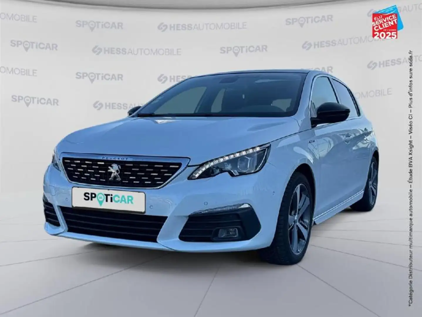 Peugeot 308 1.5 BlueHDi 130ch S\u0026S GT Line Blanc - 1