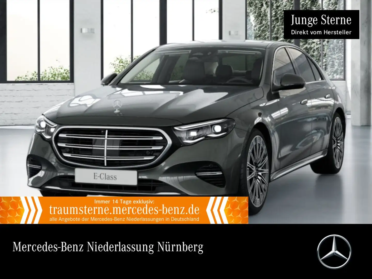 Mercedes-Benz E 220 d Exclusive 360° Burmester Distr. Sitzklima Gris - 1