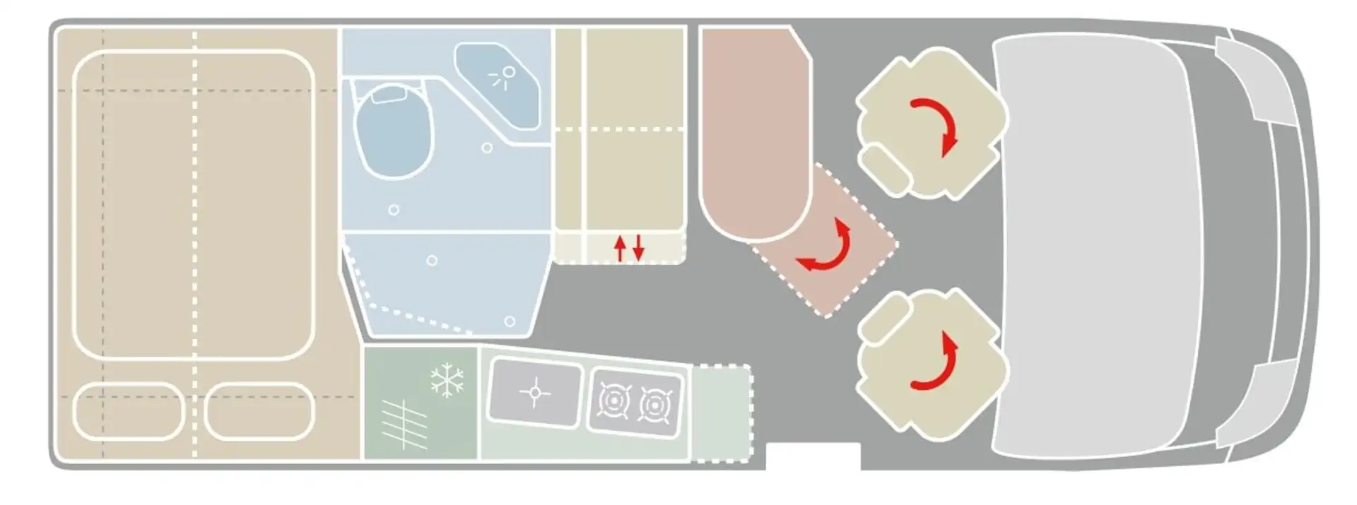 VanTourer 600 D Fiat 180 PS NAV+RFK+S7+17.162 sparen Grau - 2