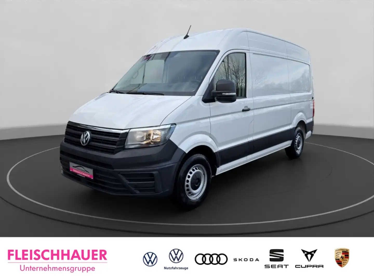 Volkswagen Crafter Kasten mittellang Hochdach 2.0 TDI AHK+Klima+PDC-P Weiß - 1