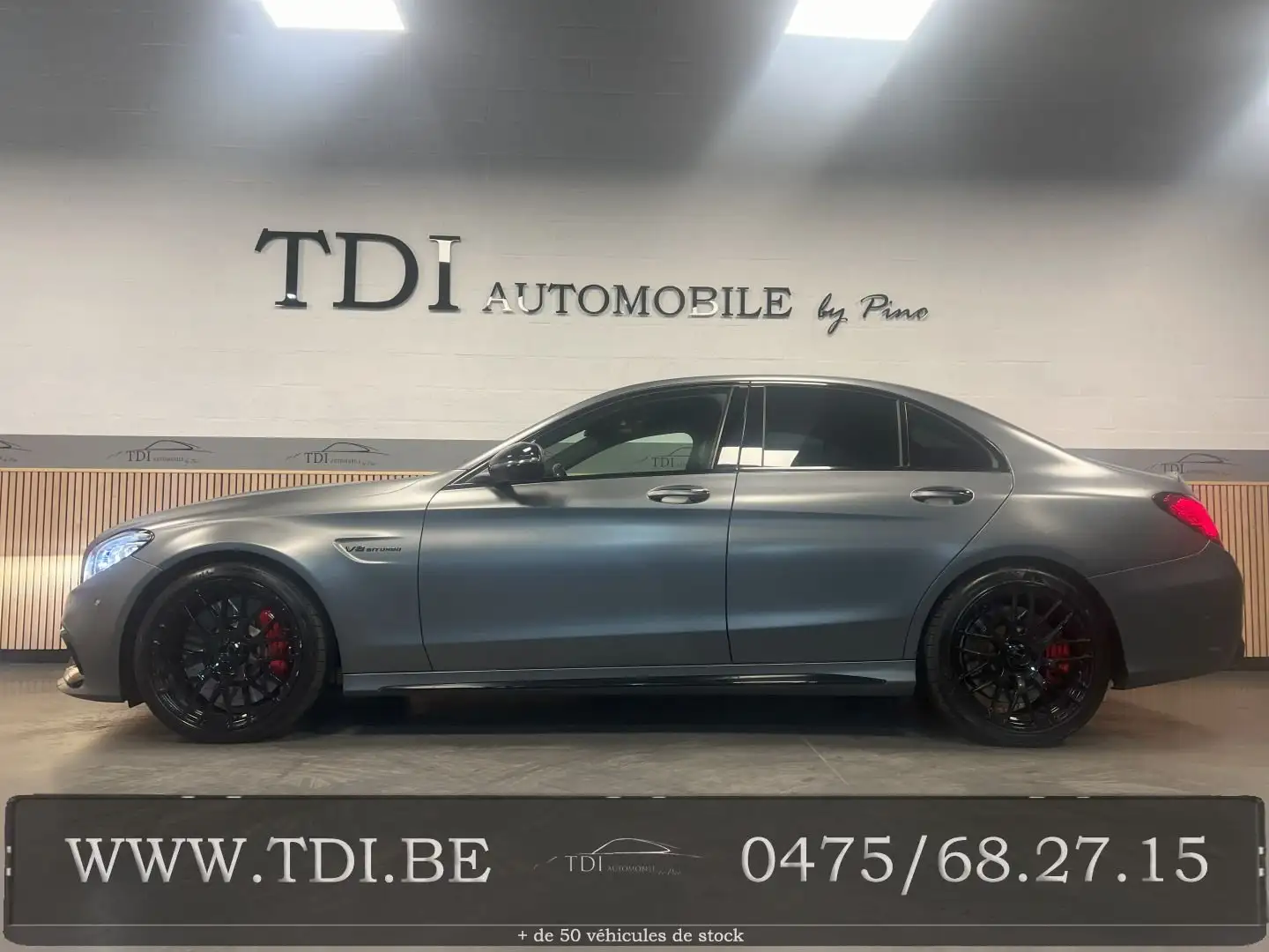 Mercedes-Benz C 63 AMG S*New Lift*Berline*56.000km*Belge*Historique*Full* Gri - 1