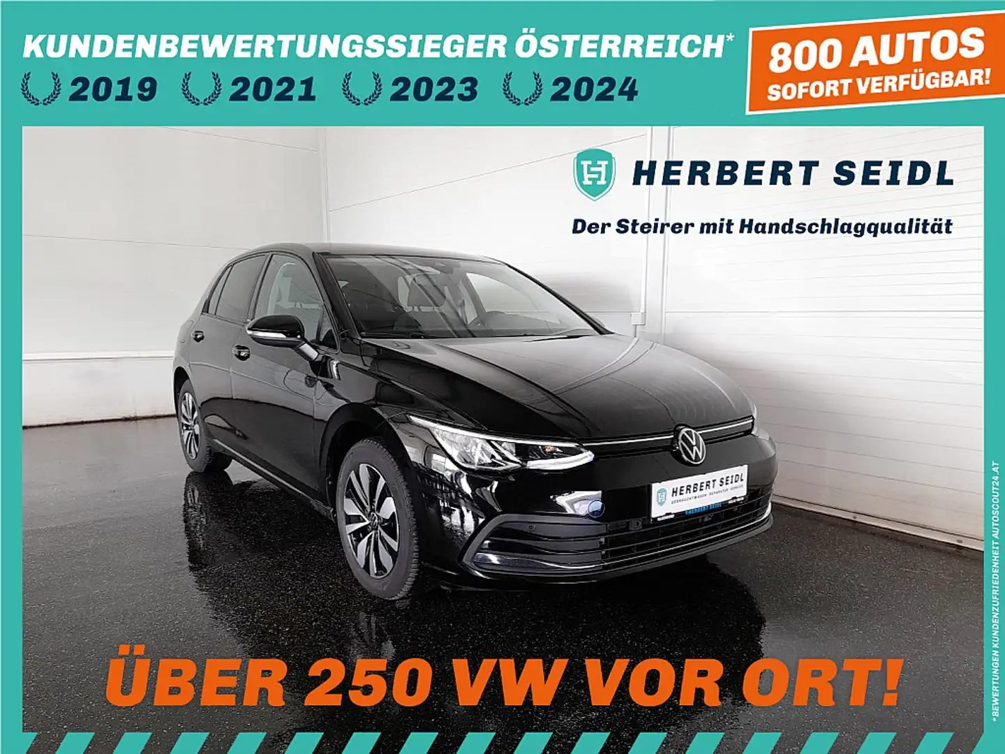 Volkswagen Golf VIII MOVE 2,0 TDI DSG *VIRTUELL PRO / LED MIT F... Schwarz - 1