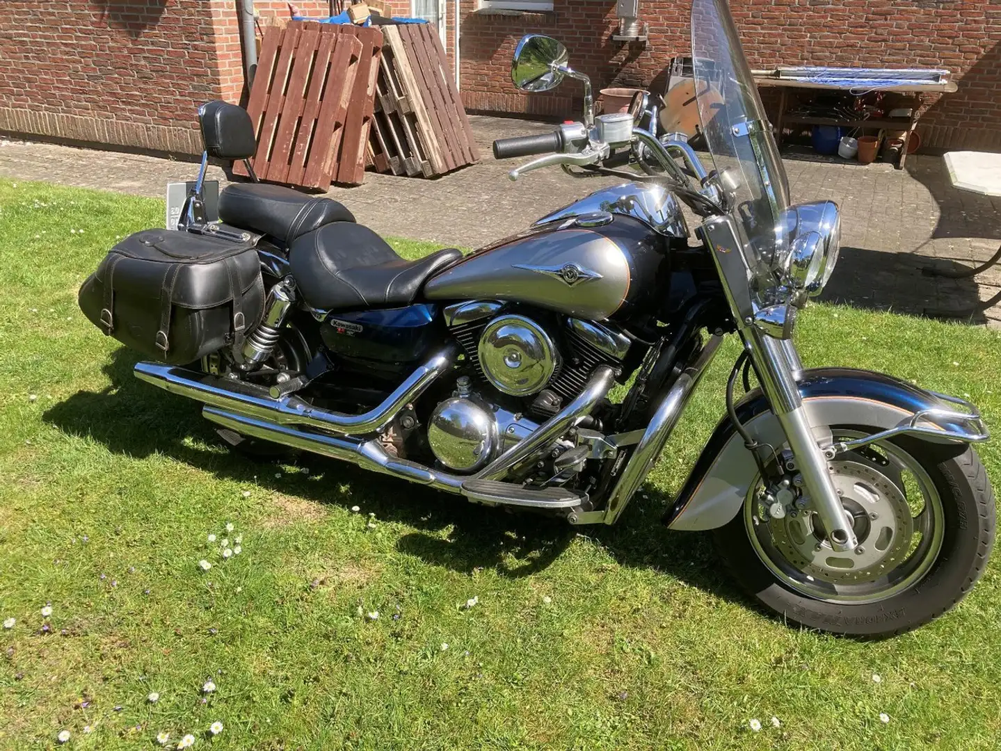 Kawasaki VN 1600 Blauw - 2