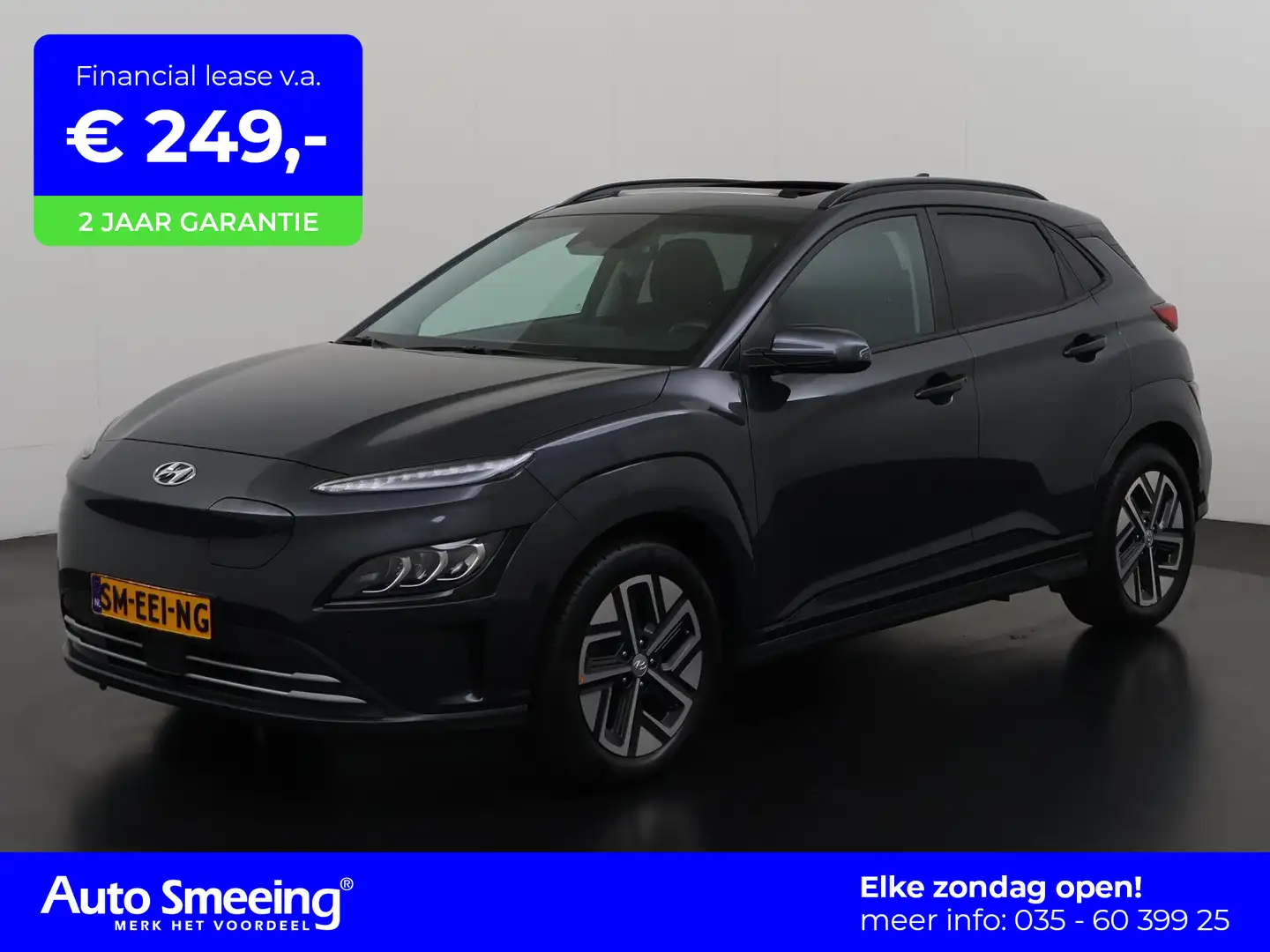 Hyundai KONA EV 39 kWh | 3 Fase | Schuifdak | Zondag Open! Grau - 1