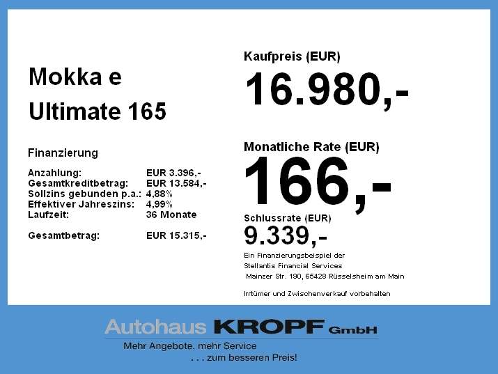 Opel Mokka E