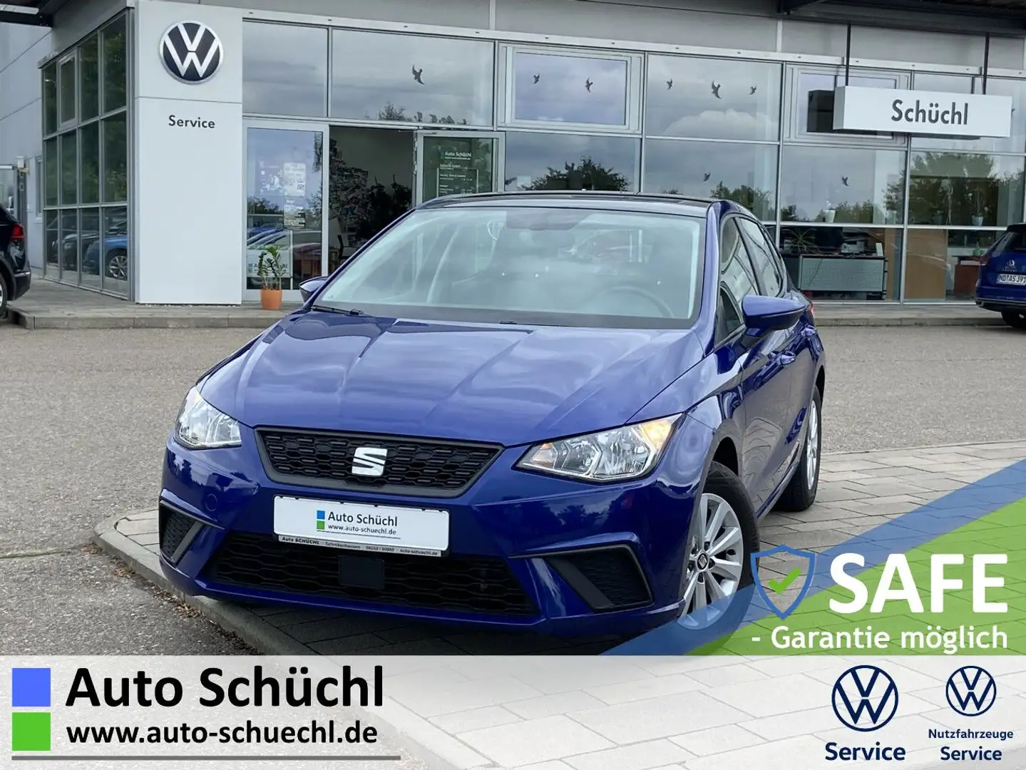SEAT Ibiza 1.0 TSI Style NAVI+FULL-LINK+PANORAMA+SHZ+ Blau - 1