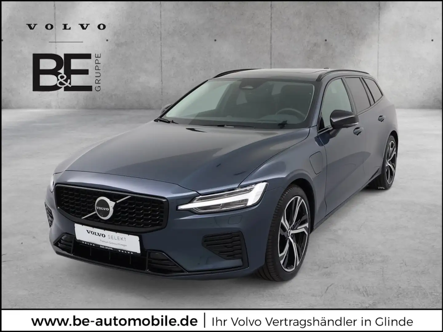 Volvo V60 T8 Ultra Dark Recharge Plug-In Hybrid AWD Blau - 1