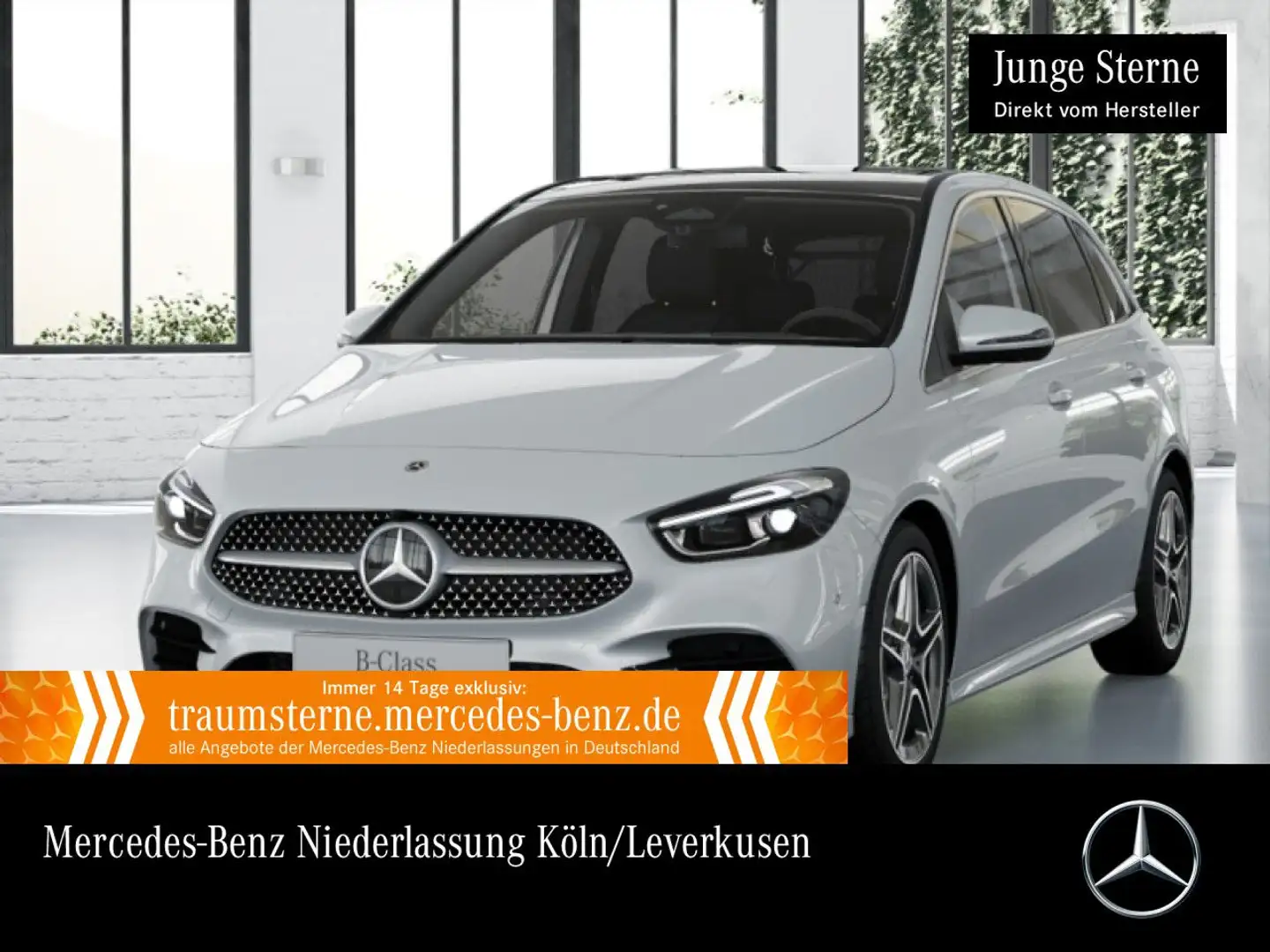 Mercedes-Benz B 180 AMG+PANO+360°+MULTIBEAM+HUD+TOTW+KEYLESS+7G Weiß - 1