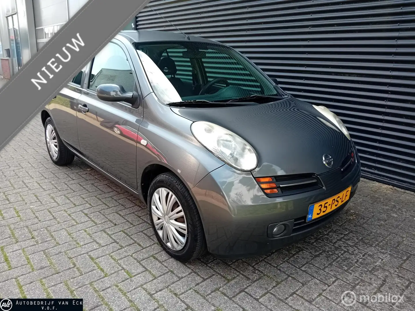 Nissan Micra 1.2 Acenta 5 drs. Airco, Centrale vergr. Grijs - 1