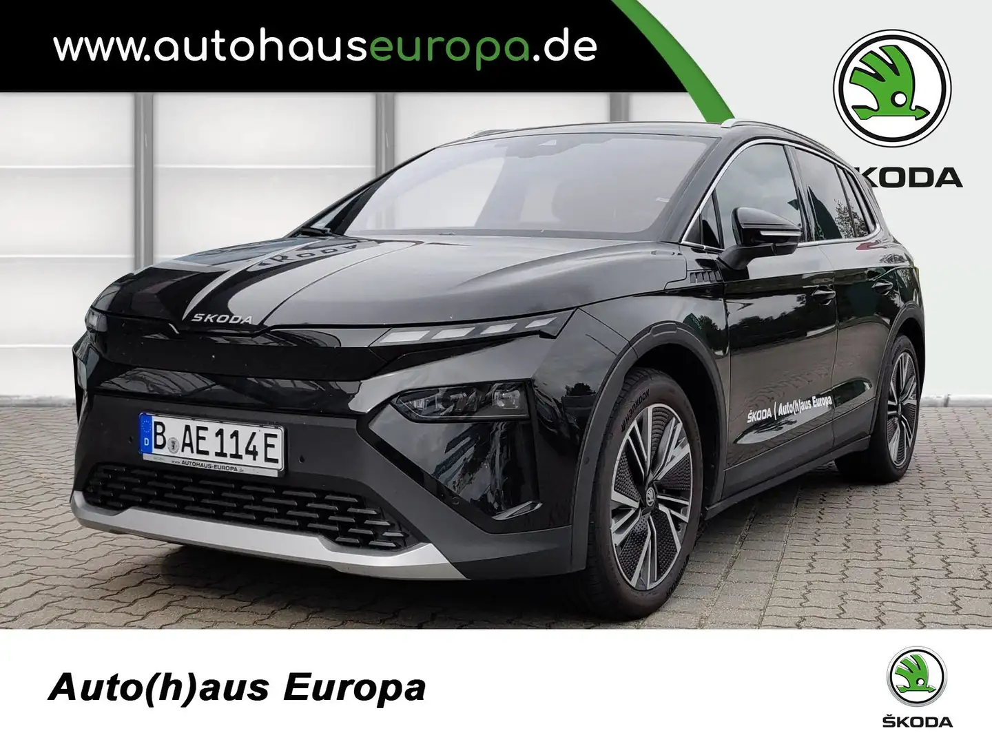 Skoda Elroq 85 Lodge  3xKlima 4xSHZ ACC 360 KAM HuD AHK SpuW Noir - 1