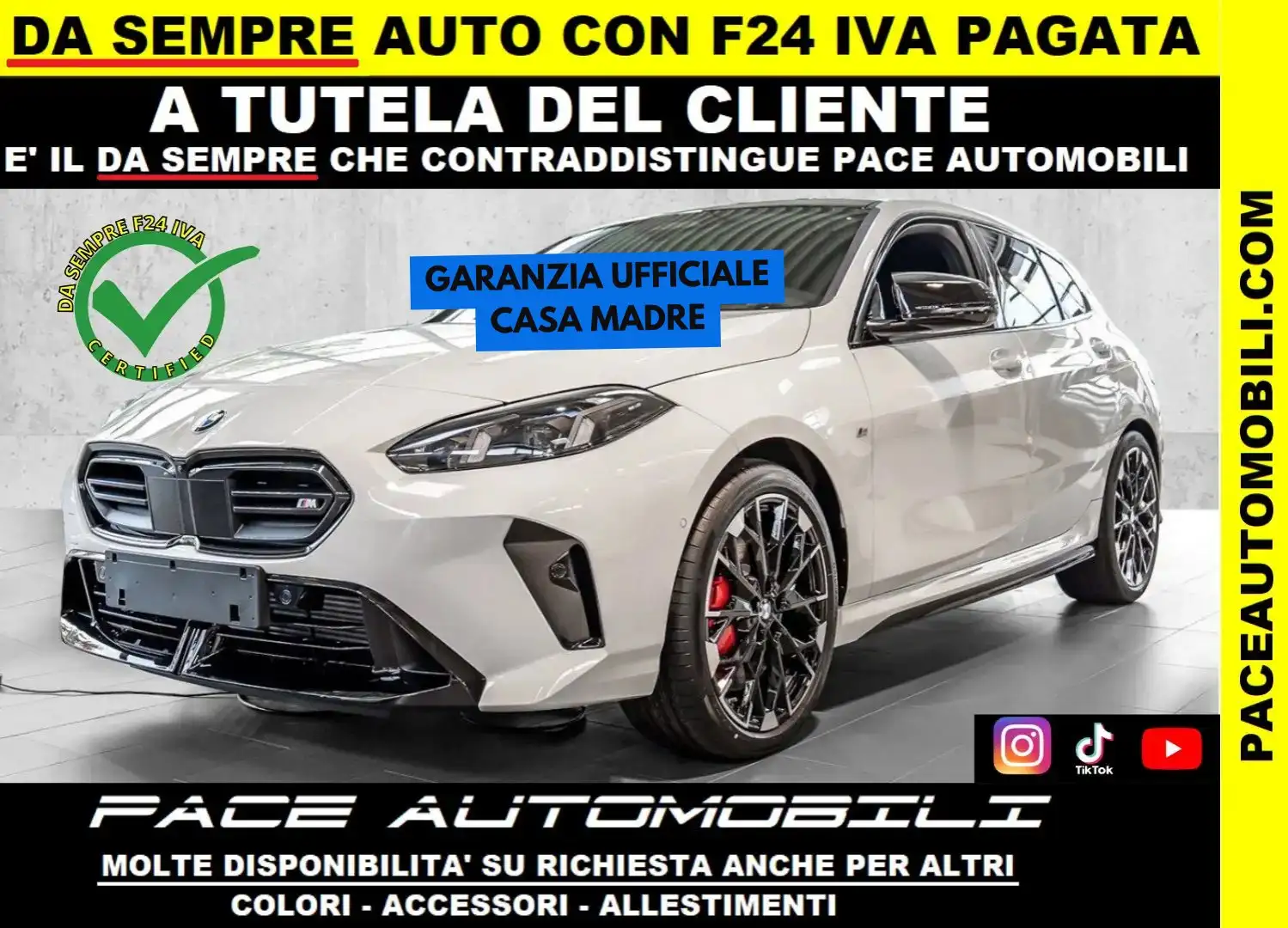 BMW 135 M135 XDRIVE M SPORT M-SPORT MSPORT PERFORMANCE PRO Bianco - 1