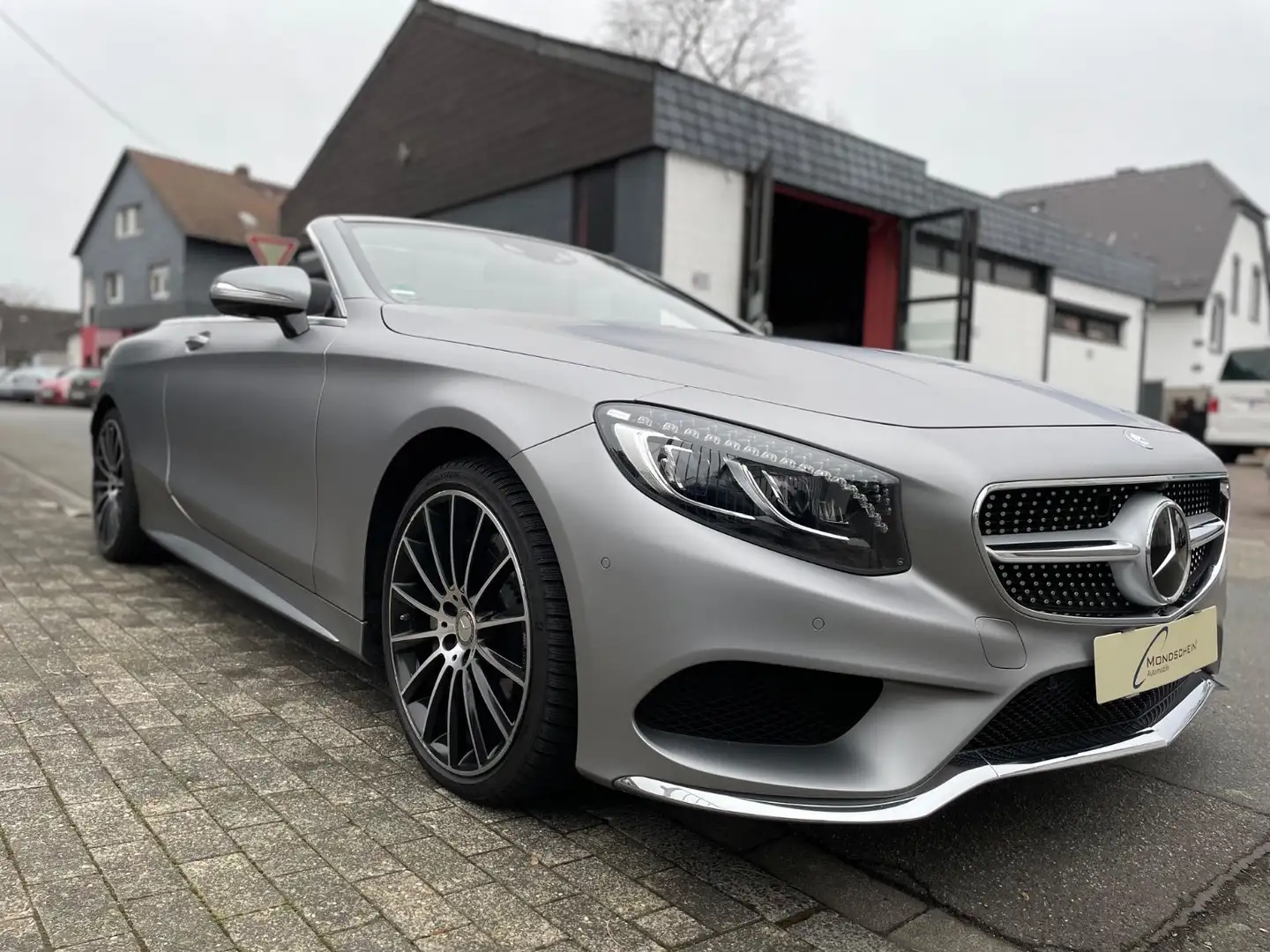 Mercedes-Benz S 500 Cabrio |AMG|Nightvision|360°|Swarovski| Gris - 2