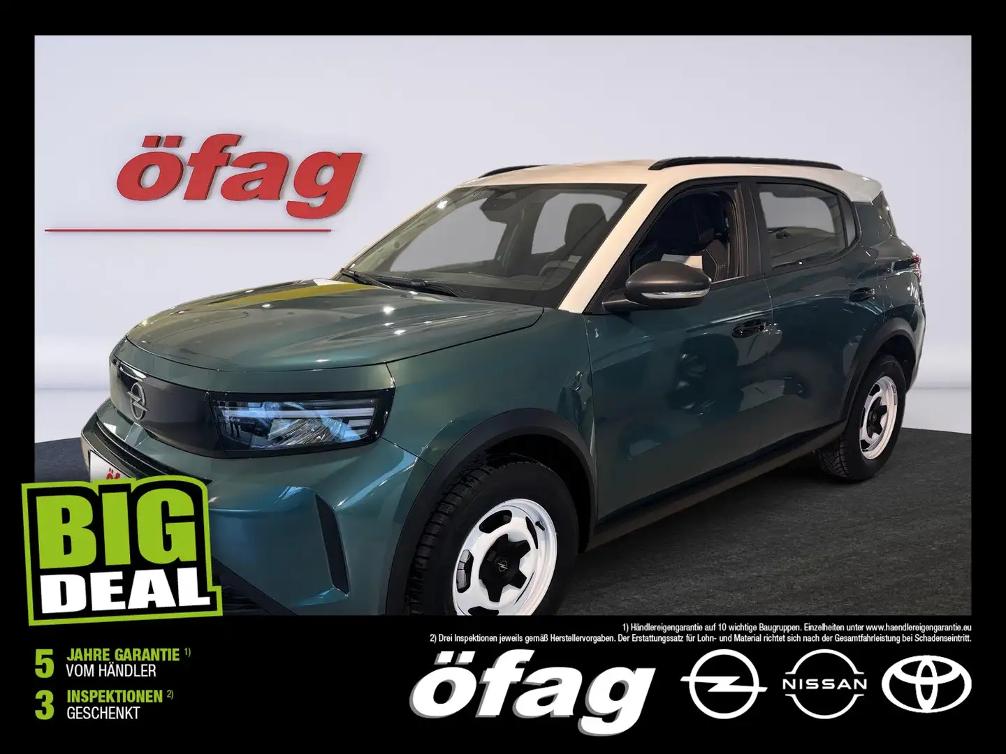 Opel Frontera 1.2 DI MHEV Edition Aut. Grün - 1