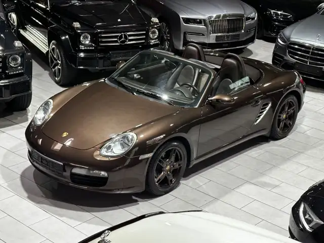 Porsche Boxster TIPTRONIC*VOLL-LEDER BRAUN*U-FREI*1.HAND